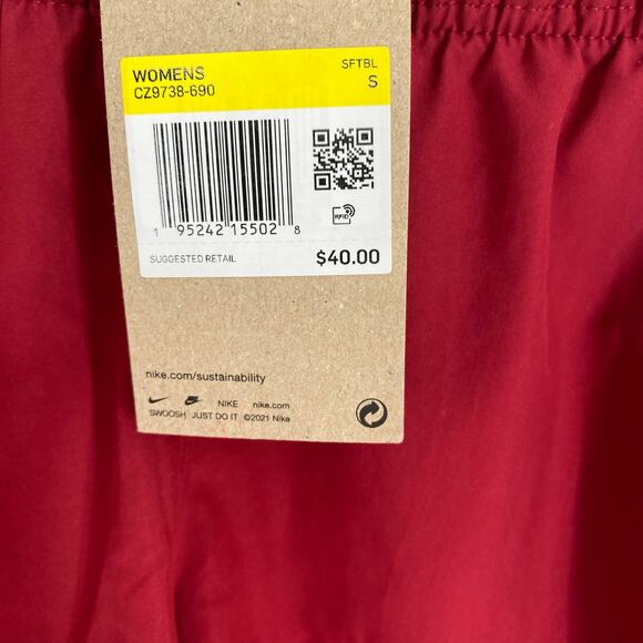 Nike Shorts Women’s Small Red Softball Sports Outdoor Active Workout - Picture 4 of 10